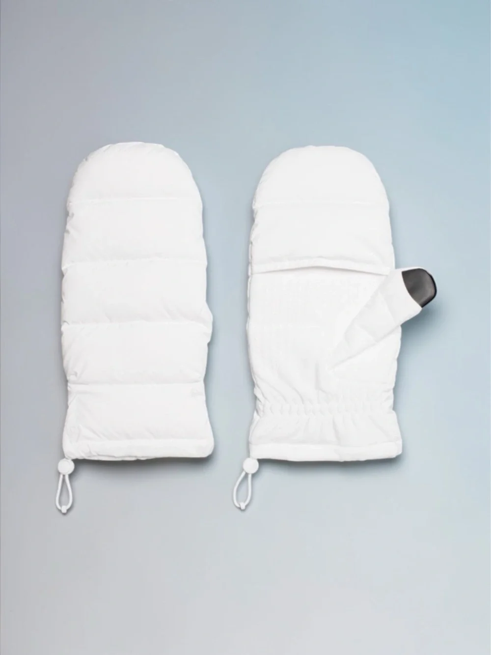 Lululemon Wunder Puff Down Mittens White Unisex Large XL NWT